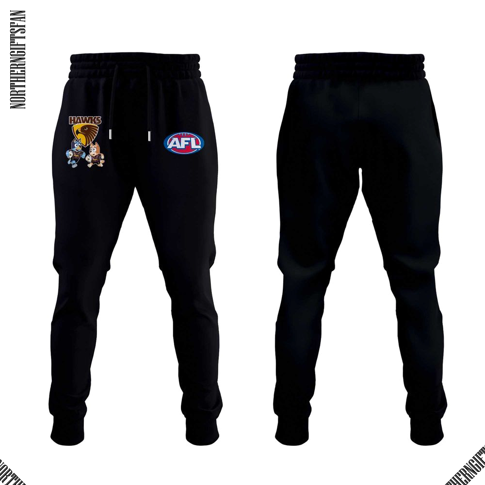 Hawthorn Hawks x Bluey and Bingo Limited Hoodie Hawthorn Hawks x Bluey and Bingo Limited Hoodie