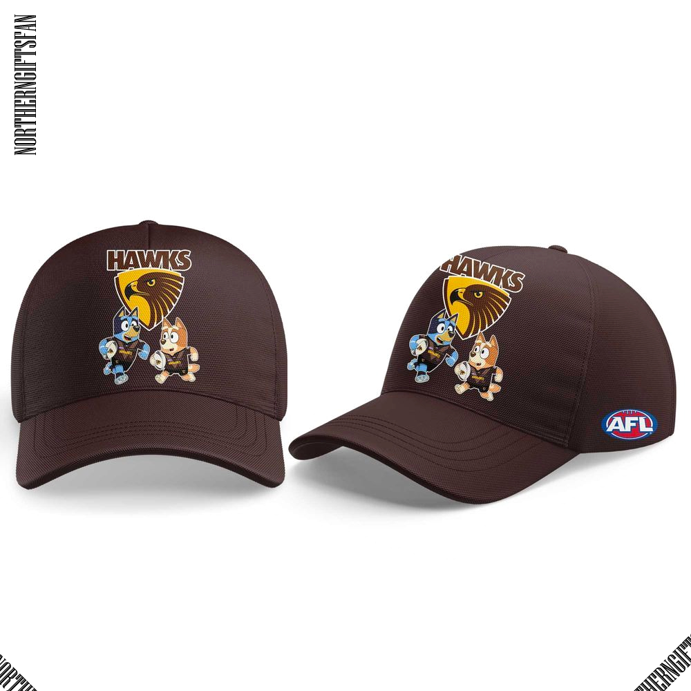 Hawthorn Hawks x Bluey and Bingo Limited Hoodie Hawthorn Hawks x Bluey and Bingo Limited Hoodie