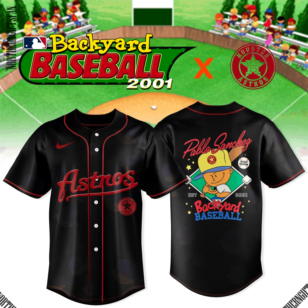 Houston Astros x Backyard Baseball Jersey