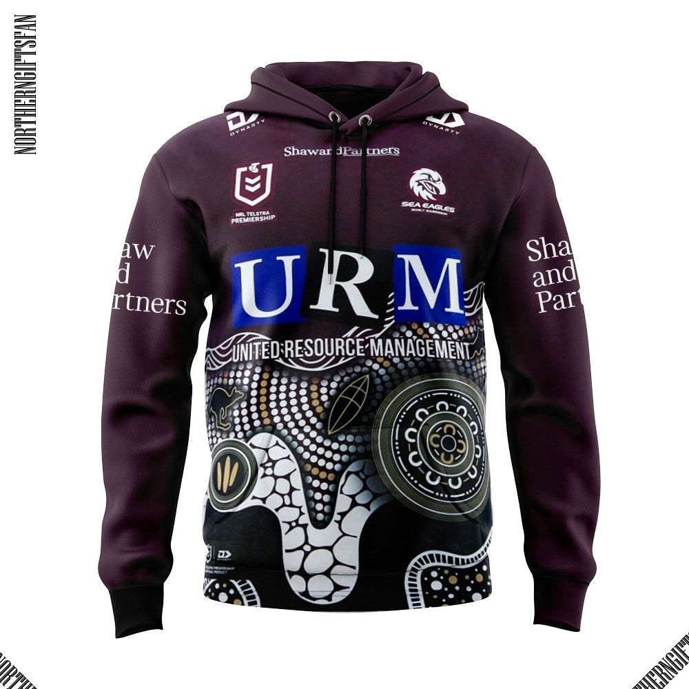 Manly Warringah Sea Eagles Our 2025 Indigenous Round Hoodie