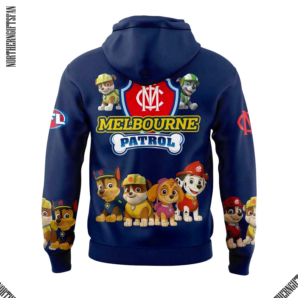 Melbourne Demons Paw Patrol Hoodie Melbourne Demons Paw Patrol Hoodie