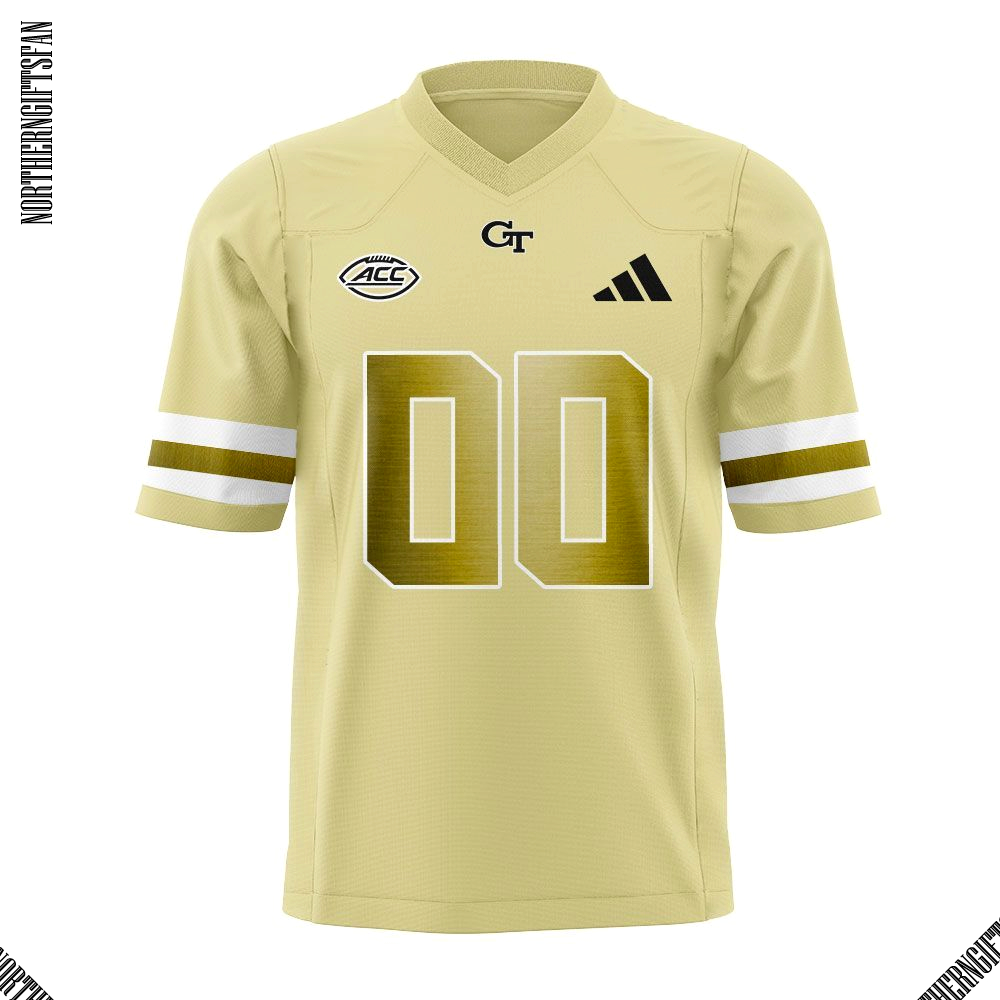 Men's Georgia Tech Football New Uniform 2025 Football Jersey Men's Georgia Tech Football New Uniform 2025 Football Jersey