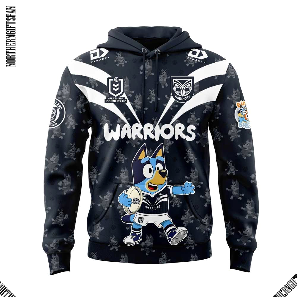 NZ.Warriors x Bluey Hoodie NZ.Warriors x Bluey Hoodie