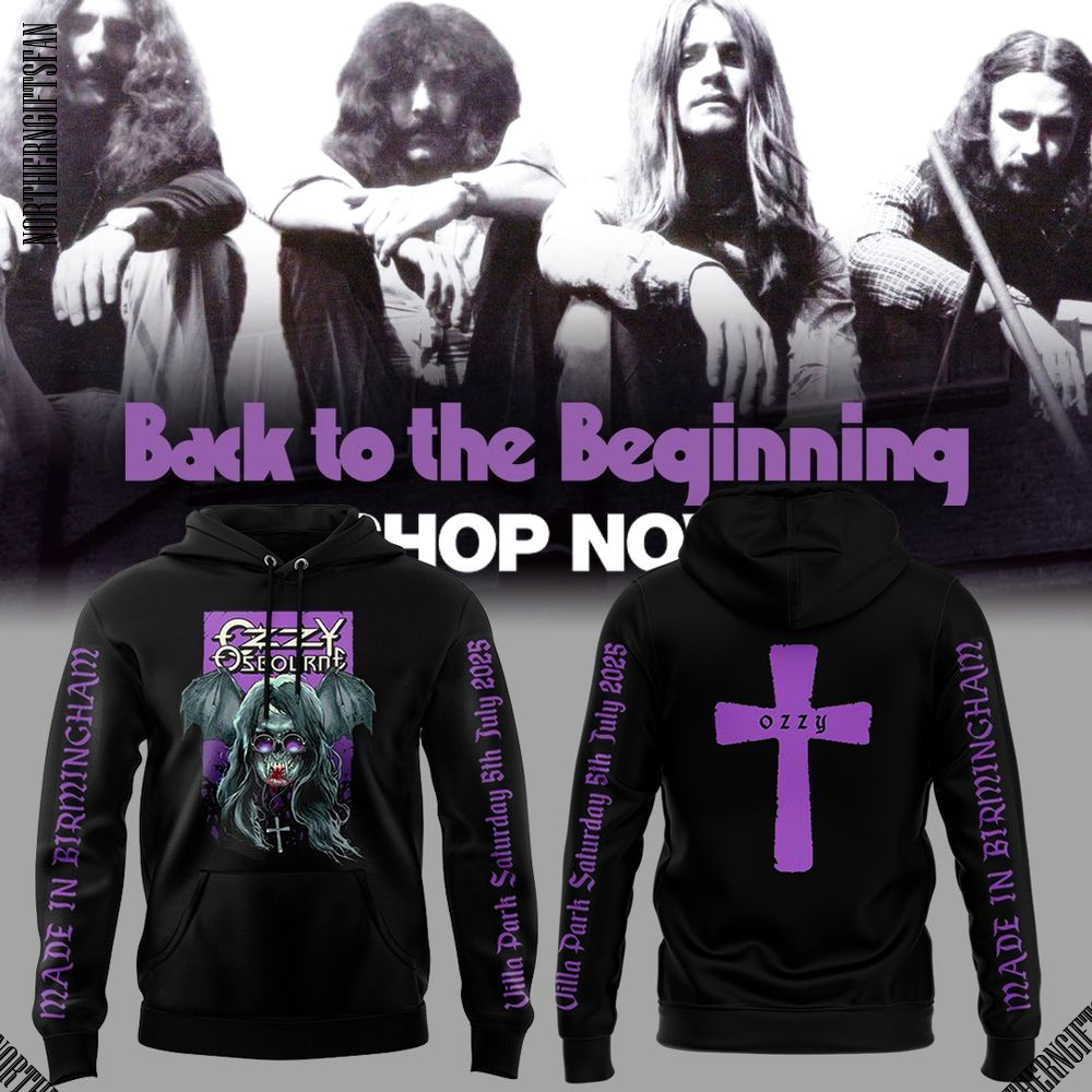 Ozzy Osbourne Back To The Beginning 2025 Hoodie Ozzy Osbourne Back To The Beginning 2025 Hoodie