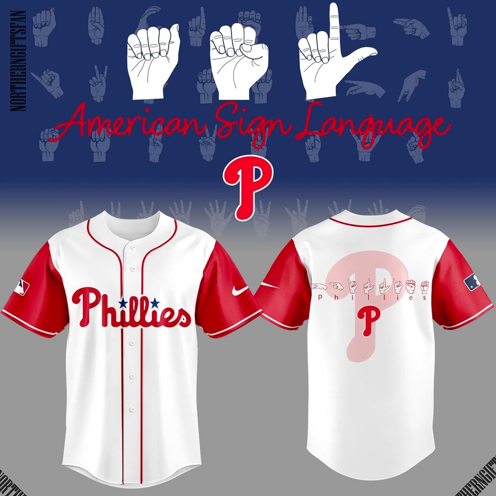 Philadelphia Phillies American Sign Language 2025 Jersey Philadelphia Phillies American Sign Language 2025 Jersey
