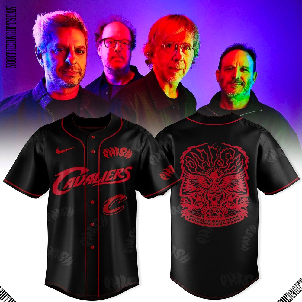 Phish Court-Side Grooves Cavs Summer 2025 Jersey Phish Court-Side Grooves Cavs Summer 2025 Jersey