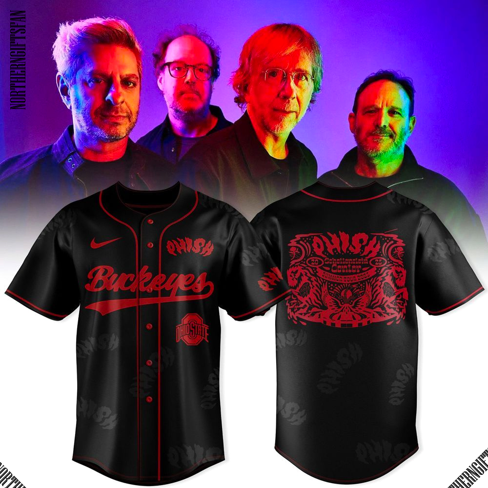Phish Jam the Horseshoe Summer Tour 2025 Buckeyes Jersey Phish Jam the Horseshoe Summer Tour 2025 Buckeyes Jersey