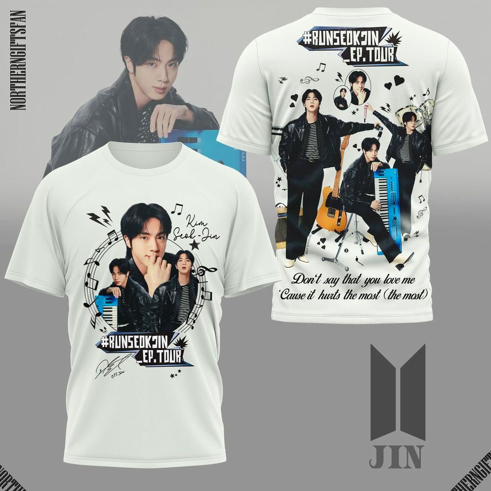 Run Seokjin EP Tour 2025 Official Shirt Run Seokjin EP Tour 2025 Official Shirt