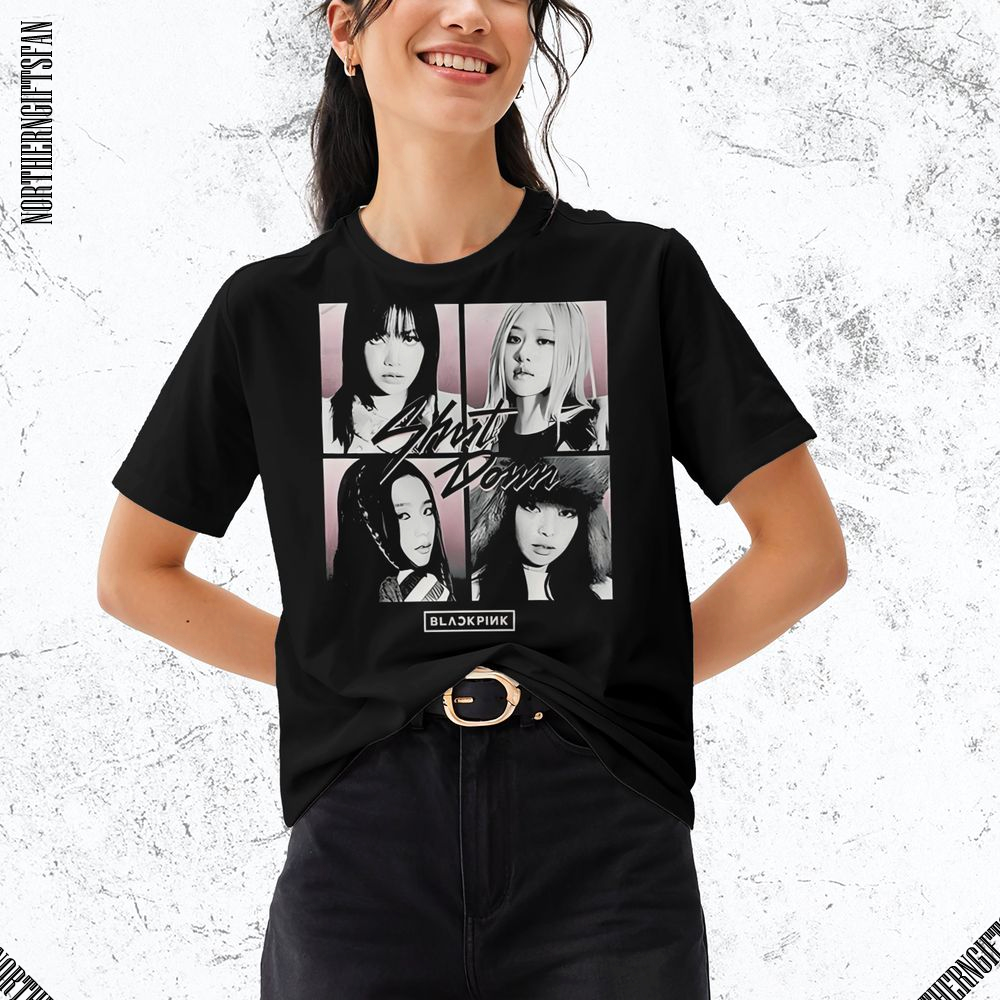 Shut Down Black Pink New 2025 T-Shirt - Ảnh 3 Shut Down Black Pink New 2025 T-Shirt - Ảnh 3