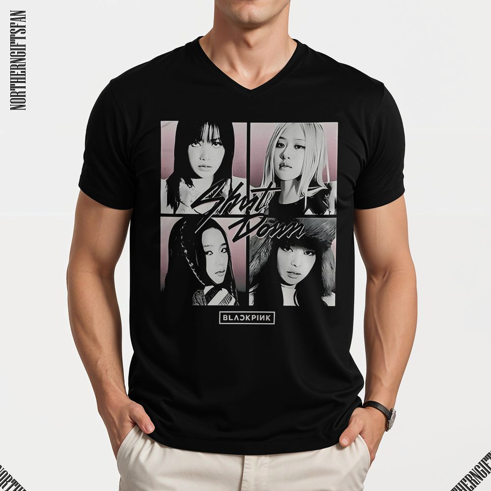Shut Down Black Pink New 2025 T-Shirt - Ảnh 4 Shut Down Black Pink New 2025 T-Shirt - Ảnh 4
