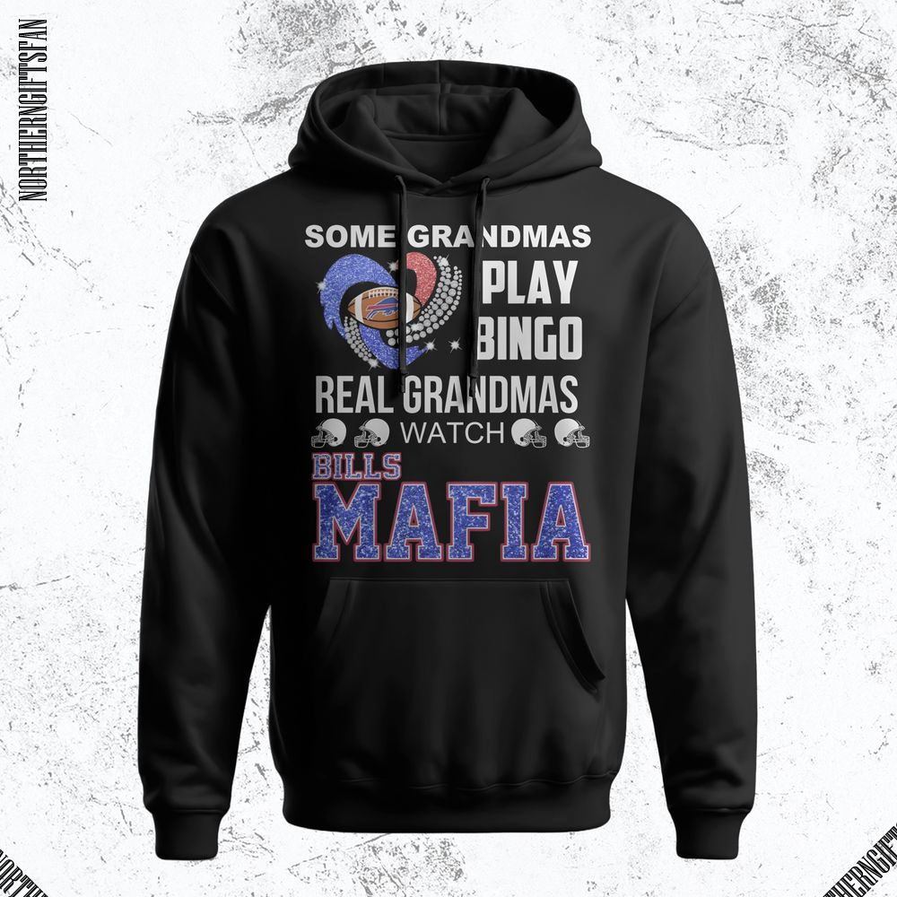 Some Grandmas Play Bingo Real Grandmas Watch Bills Mafia T-Shirt - Ảnh 3 Some Grandmas Play Bingo Real Grandmas Watch Bills Mafia T-Shirt - Ảnh 3