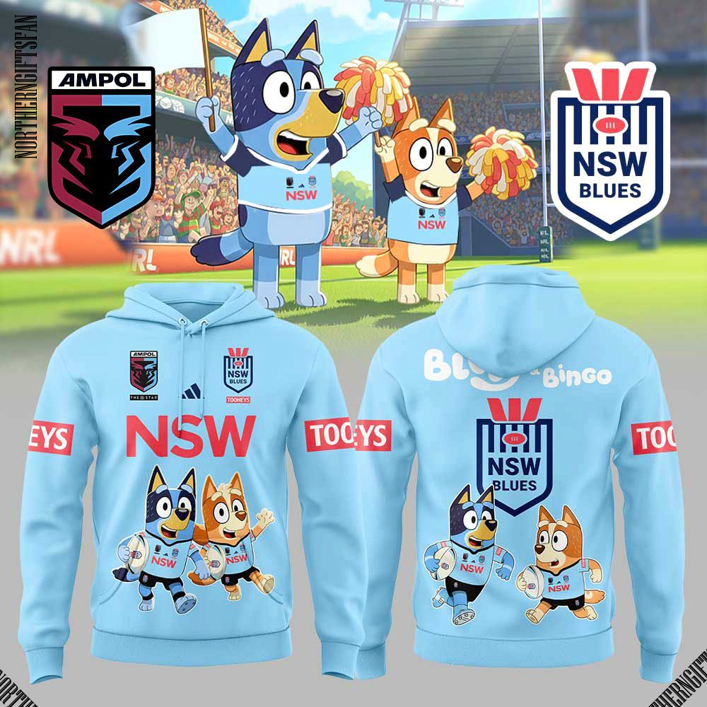 South Wales x Bluey and Bingo Limited Hoodie South Wales x Bluey and Bingo Limited Hoodie