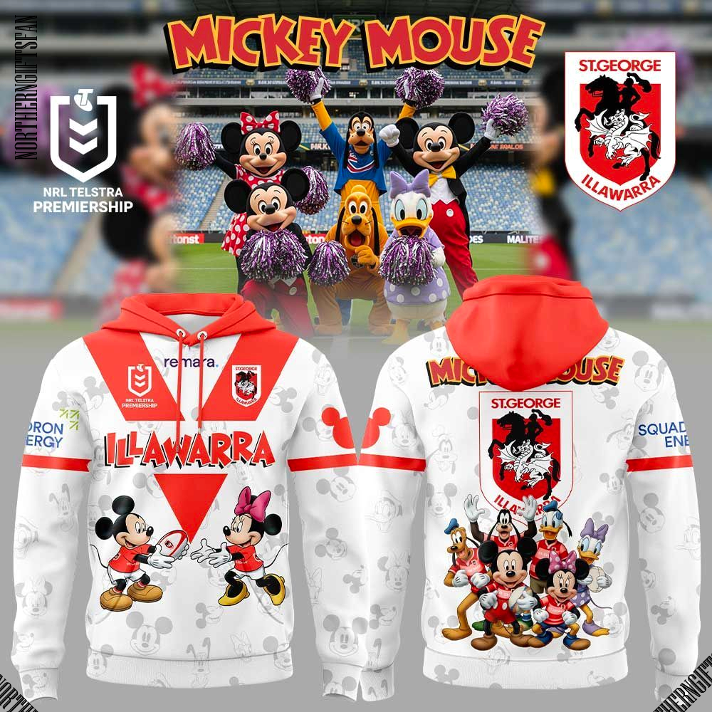 St George Illawarra Dragons x Mouse Hoodie St George Illawarra Dragons x Mouse Hoodie