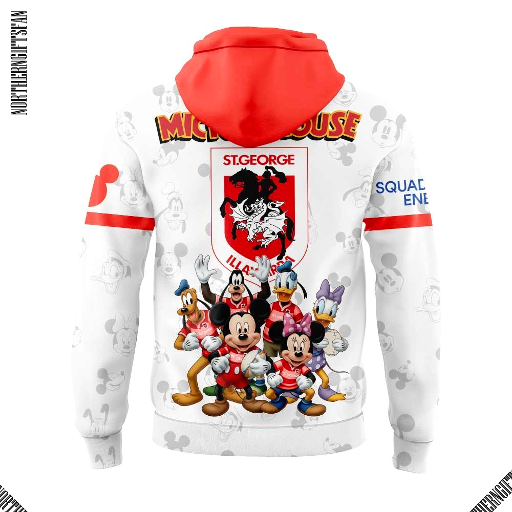 St George Illawarra Dragons x Mouse Hoodie St George Illawarra Dragons x Mouse Hoodie