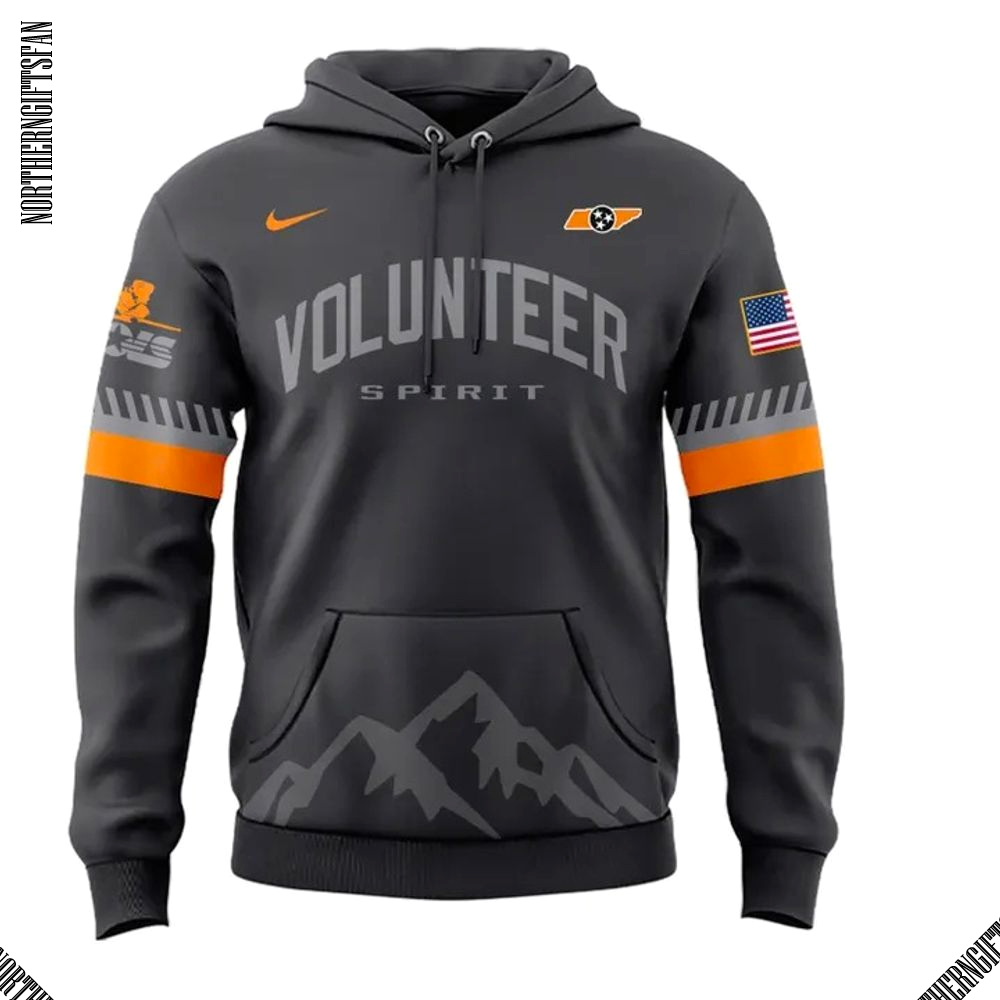 Tennessee Volunteers 2025 Smokey Grey Volunteer Spirit Hoodie Tennessee Volunteers 2025 Smokey Grey Volunteer Spirit Hoodie