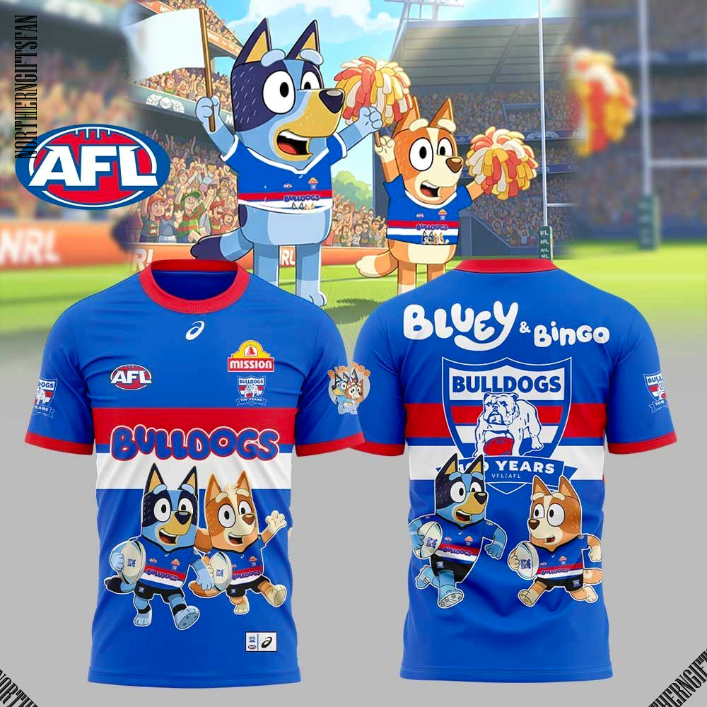 Western Bulldogs Bluey and Bingo Shirt