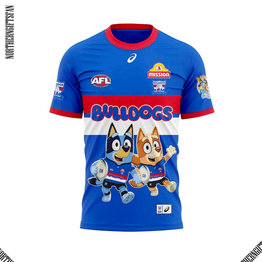 Western Bulldogs Bluey and Bingo Shirt